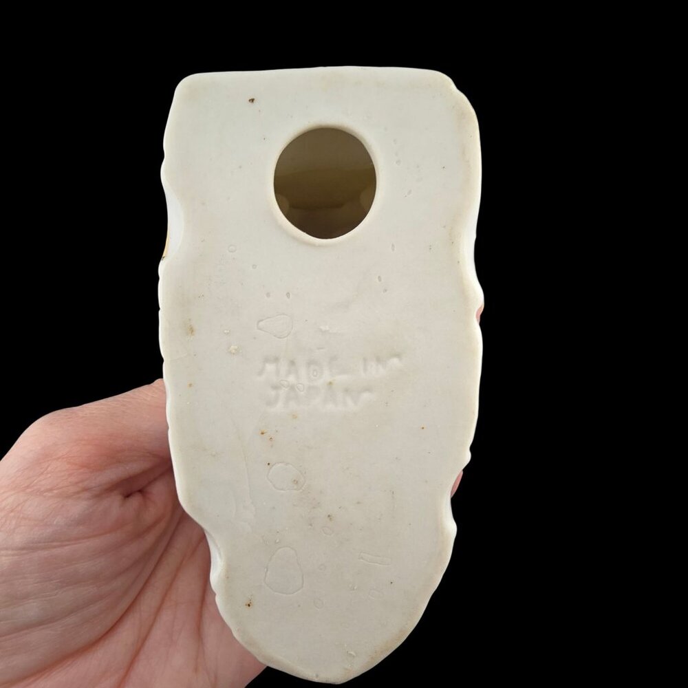 Vintage Porcelain Figurine Victorian Lady In Chair With Tea Cup Feet Up  Japan - Picture 9 of 11